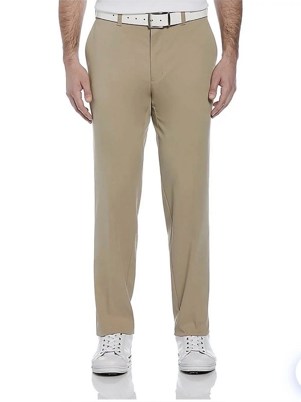 PGA Tour khaki tan high performance golf trousers pants